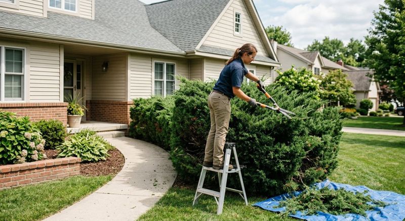 Juniper Pruning in Aiken, SC